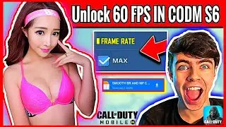 How to unlock 60 Fps & Max Graphics Codm Global / Garena- Best 60 Fps Config For Cod mobile Season 6