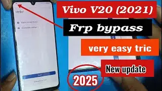 Vivo V20 2021 Frp bypass || Google account remove || 