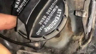 Шипит бензобак при открытой крышки на автомобиле Hyundai Accent