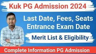 kurukshetra university pg admission 2024 | kuk pg admission 2024 | kuk admission 2024 |
