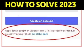 how to fix discord ultra rare error || discord rare error problem solve 2023