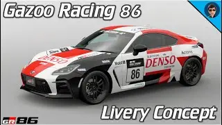 What Could A Gazoo Racing GR86 Look Like? | Gazoo 86 Livery Timelapse | GT Sport Livery Timelapse