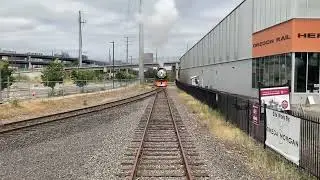 Southern Pacific #4449 pulling a small Excursion Train for a private event