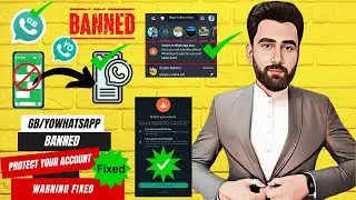 Fix GBWhatsApp/YOWhatsApp Ban & Protect Your Account Warning in 5 mints | Tech Tips With Hassan Raza