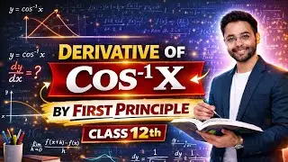 Differentiation From First Principles (cos inverse x) in Hindi | class 12 |