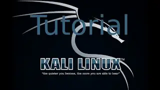 Kali linux tutorial #1 - Intro to kali linux