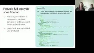 Building a Bioinformatics Platform immuneML by Lonneke Scheffer and Milena Pavlovic