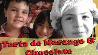Torta de Morango com Chocolate (super fácil) - Receita das Gurias