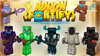 ⚒🛡 ADDON FORTIFY para Minecraft Pe / Bedrock +1.19 ⚒🛡