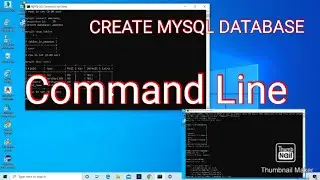 MySql Create A Database in Command Line || Database Create || In Hindi Tutorial On Techno Parvez