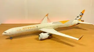 Etihad Airways Boeing 777-9X Papercraft | Alvarez Papercraft