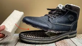 🔥🤩Your Shoes Are Like New! A Veteran Shoemaker Shares This Secret of Shoe Repair