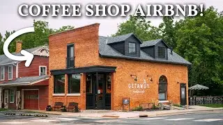 Unique Coffee Shop Airbnb! Renovated Historical Loft Tour