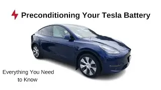 Precondition Your Tesla From the Touchscreen