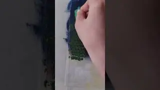 простая идея для ночного пейзажа