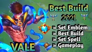 VALE BEST BUILD 2021 | VALE TOP 1 GLOBAL BUILD | VALE BUILD EMBLEM | VALE GAMEPLAY BROLIN KH MLBB ✅
