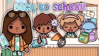 DER ERSTE SCHULTAG NACH DEN SOMMERFERIEN 🤩 | AESTHETIC ROUTINE/ GESCHICHTE | TOCA BOCA STORY