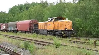 Station Herdorf with KSW Freight Train