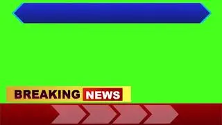 Breaking News Green Screen Graphic Animation Full HD 1080