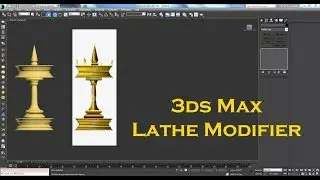 3ds Max Lathe Modifier | Modelling a Component using Line | Lathe Modifier