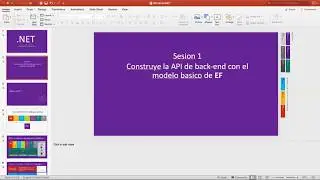 Curso ASP.NET Core, Creando modelo basico con EF y documentacion de API con Swagger || Sesion 01