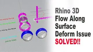 SOLVED!! Flow Along Surface Issue in Rhino 3D 