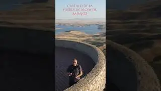 Castillos a vista de drone, Castillo de la Puebla de Alcocer, Badajoz #arquitectura #castillos