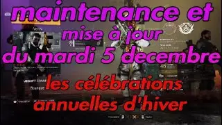 Mise à jour du mardi 5 decembre the division 2