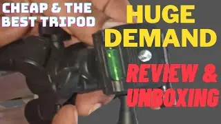 Cheapest tripod and phone stand unboxing and review| Tygot adjustable aluminium alloy tripod stand