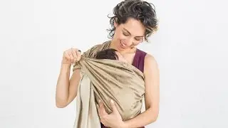 Tummy to Tummy (Legs In) In Ring Sling | SAKURA BLOOM