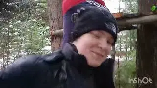 Бобры продолжают строить дом на дереве+исследуем новый лес