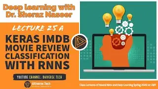Lec 26 : Keras Movie Review Classification using RNNs