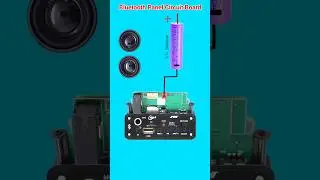 Bluetooth Speaker Panel Double IC Circuit Board Wiring Diagram 