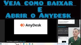 Como baixar e Abrir o Anydesk no Pc ou Notebook - Facil