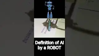 definition of #ai by a #robot #robotics #artificialintelligence #circuitician #arduino #shorts