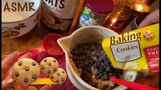 ASMR Baking cookies (No talking) Paper & Plastic Crinkles/tinkering sounds