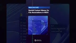 🎉 New Feature: Nested Context Menus for File Associations in MSIX #msix #fileassociations