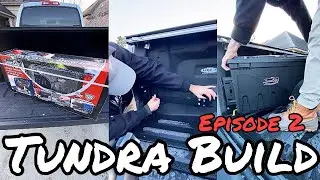I INSTALLED THIS COOL BED TOOL BOX IN MY TUNDRA 