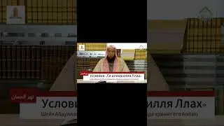 Условия шахады. Часть 5. #таухид#единабожие#шахада#ислам