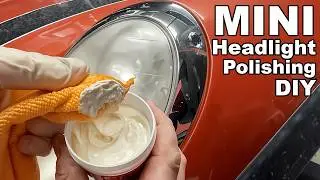 How to Polish Mini Cooper Headlight Lenses with Mothers Mag & Aluminum Polish