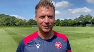 Menno van Dam før lørdagskampen