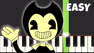 Bendy and the Dark Revival Song - End Credits - EASY Piano Tutorial