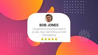 Shotstack Editable Video Template - Testimonial