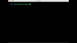 The Numpy Stack in Python - Lecture 22: Gaussian PDF and CDF
