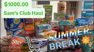 June’s Sam’s Club Haul- 🤩 Kid Snacks - $1000.00