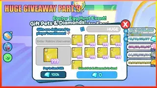 HUGE PET GIVEAWAY PART 9 PET SIMULATOR X HUGE GIVEAWAY DAILY