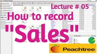 sales in peach tree (sage 50)