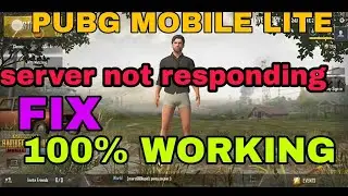 PUBG MOBILE LITE SERVER NOT RESPONDING PROBLEM FIX