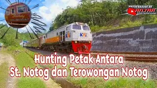 Hunting Antara St. Notog dan Terowongan Notog || Gerbong Coklat 