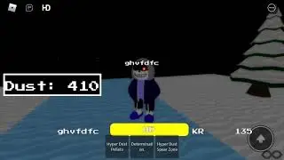Roblox | Undertale clashing souls | hyper dust sans event showcase